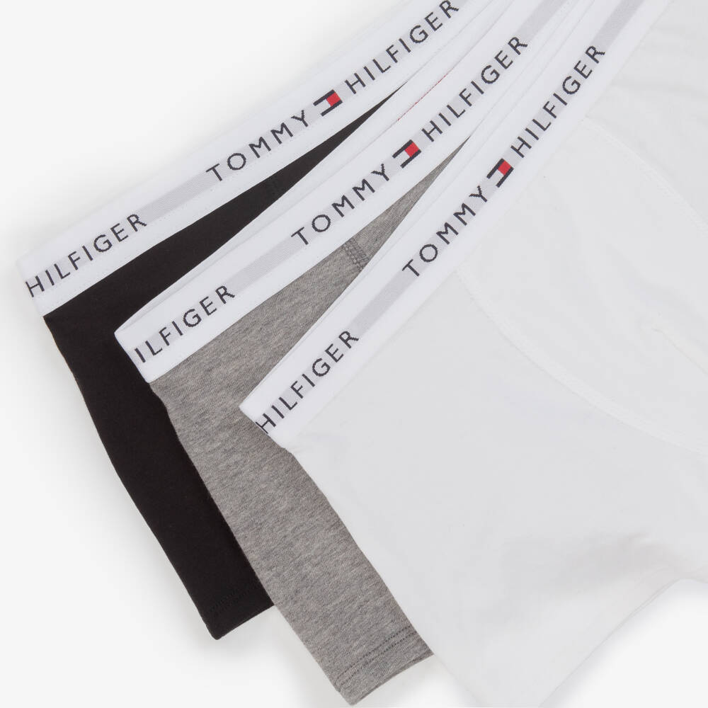 Tommy Hilfiger-Boys Tri-Color Cotton Boxer Trio | Childrensalon Outlet
