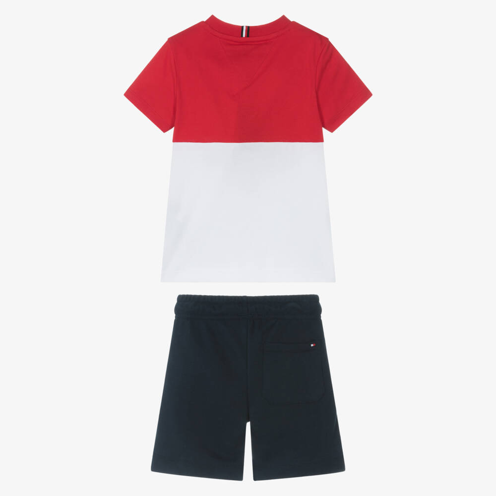 Tommy Hilfiger-Boys Vibrant Red & Blue Set | Childrensalon Outlet