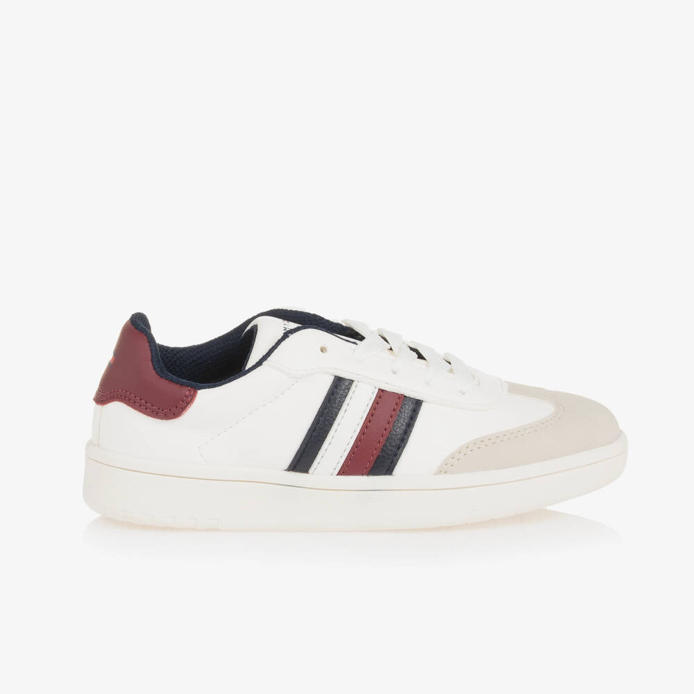 Tommy Hilfiger-Белые кроссовки из искусственной кожи | Childrensalon Outlet