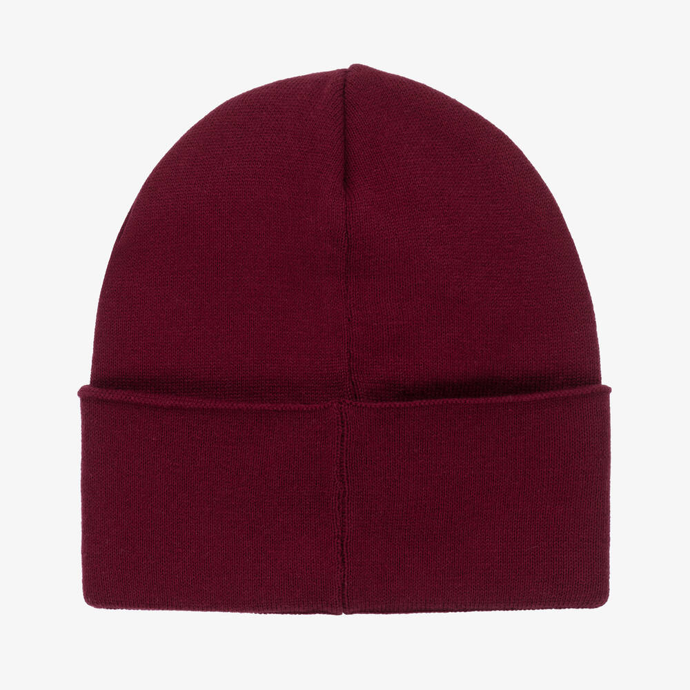 Red tommy hilfiger beanie deals