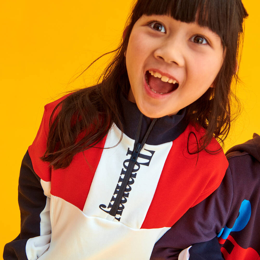 Tommy Hilfiger-Colourblock Cotton Logo Dress | Childrensalon Outlet