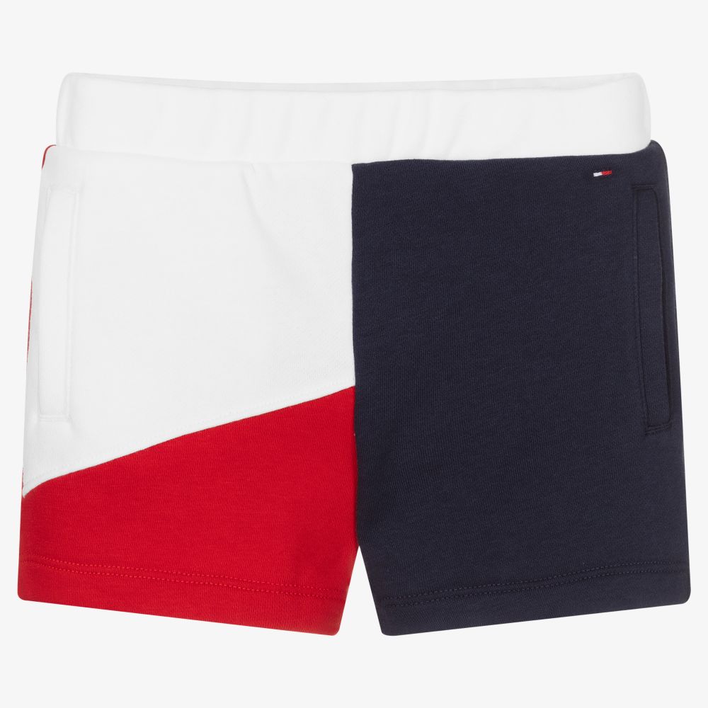 Tommy Hilfiger-Colourblock Jersey Shorts | Childrensalon Outlet