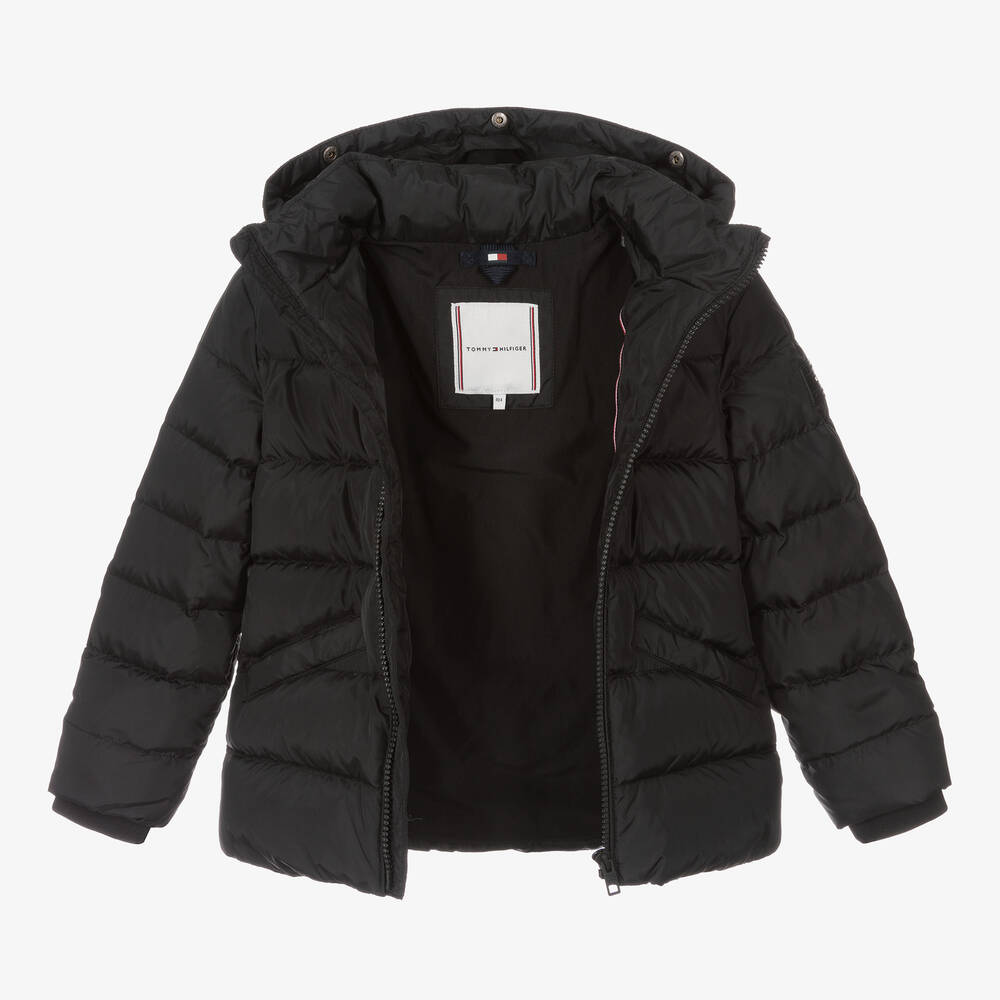 Womens black tommy hilfiger jacket top