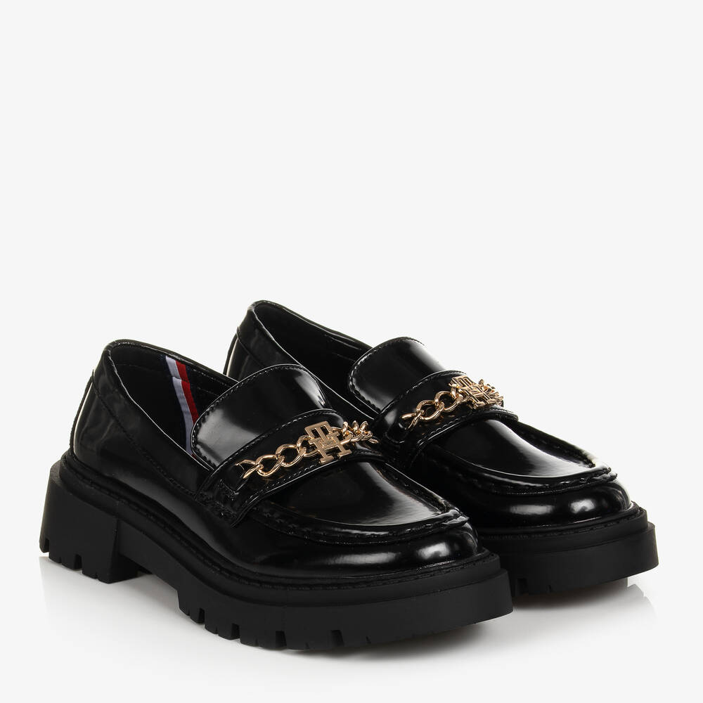 Tommy Hilfiger - Mocassins noirs Fille | Childrensalon