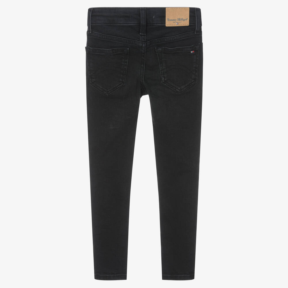 Tommy Hilfiger-Черные джинсы скинни для девочек | Childrensalon Outlet