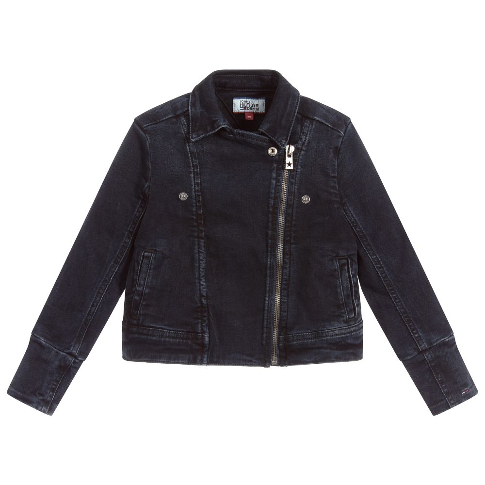 Tommy Hilfiger Girls Blue Denim Jacket