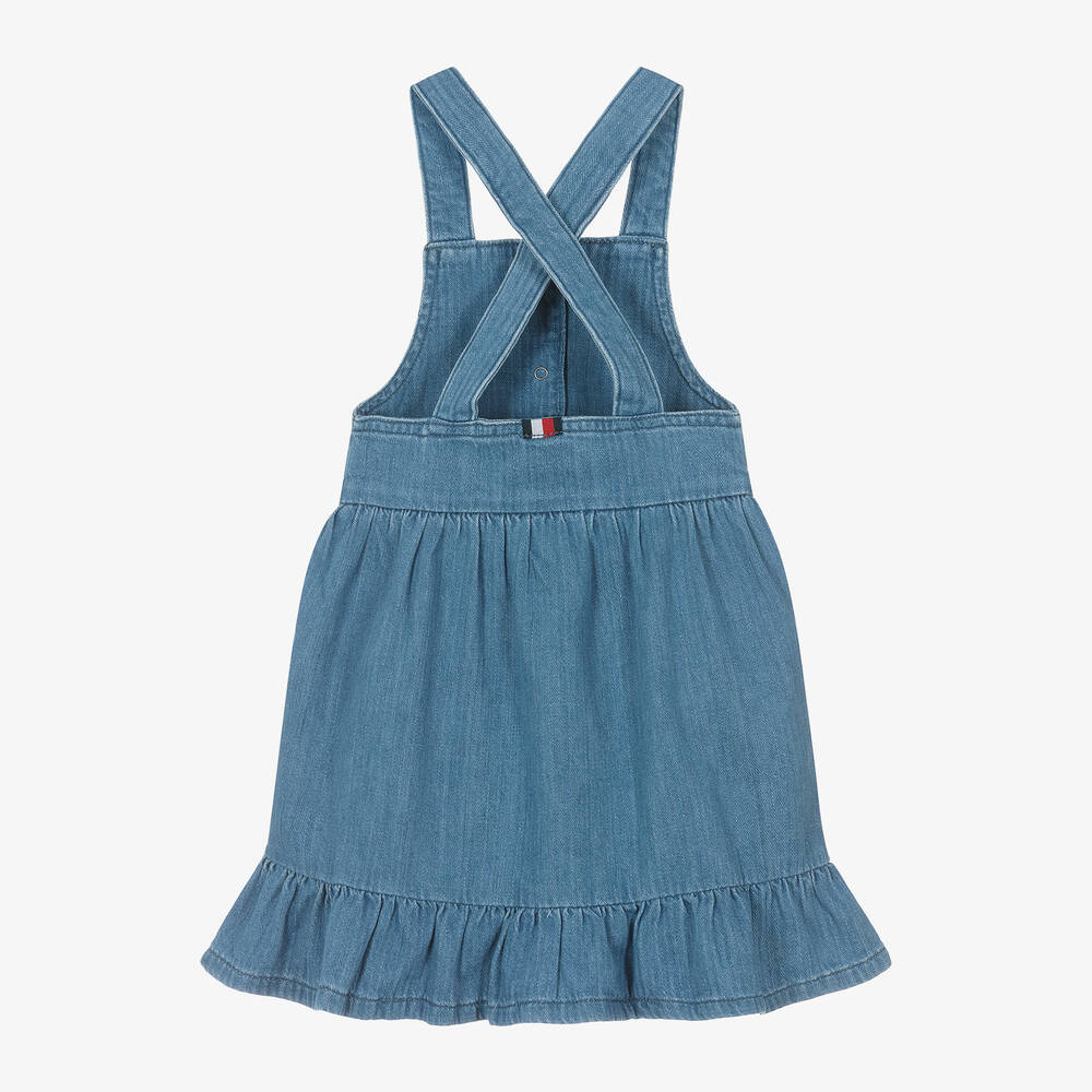 Denim pinafore cheap