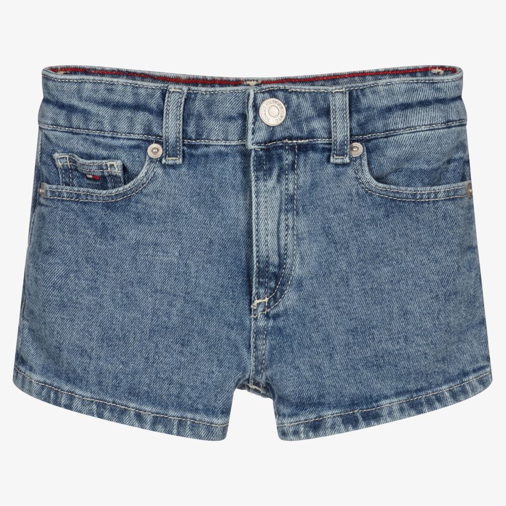Tommy Hilfiger - Синие джинсовые шорты для девочек | Childrensalon