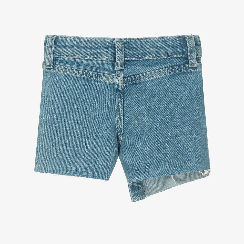 Tommy Hilfiger-Girls Blue Denim Skort | Childrensalon Outlet