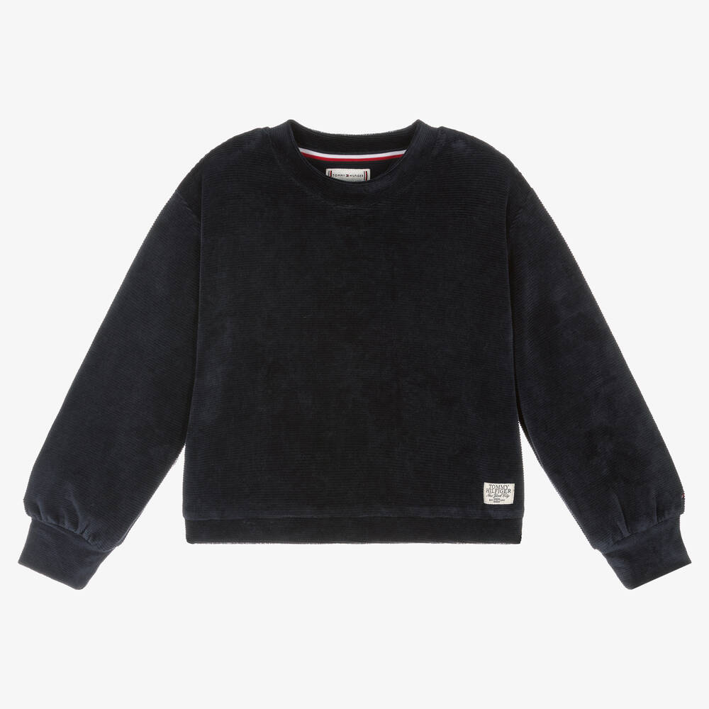 Tommy hilfiger outlet velvet sweatshirt
