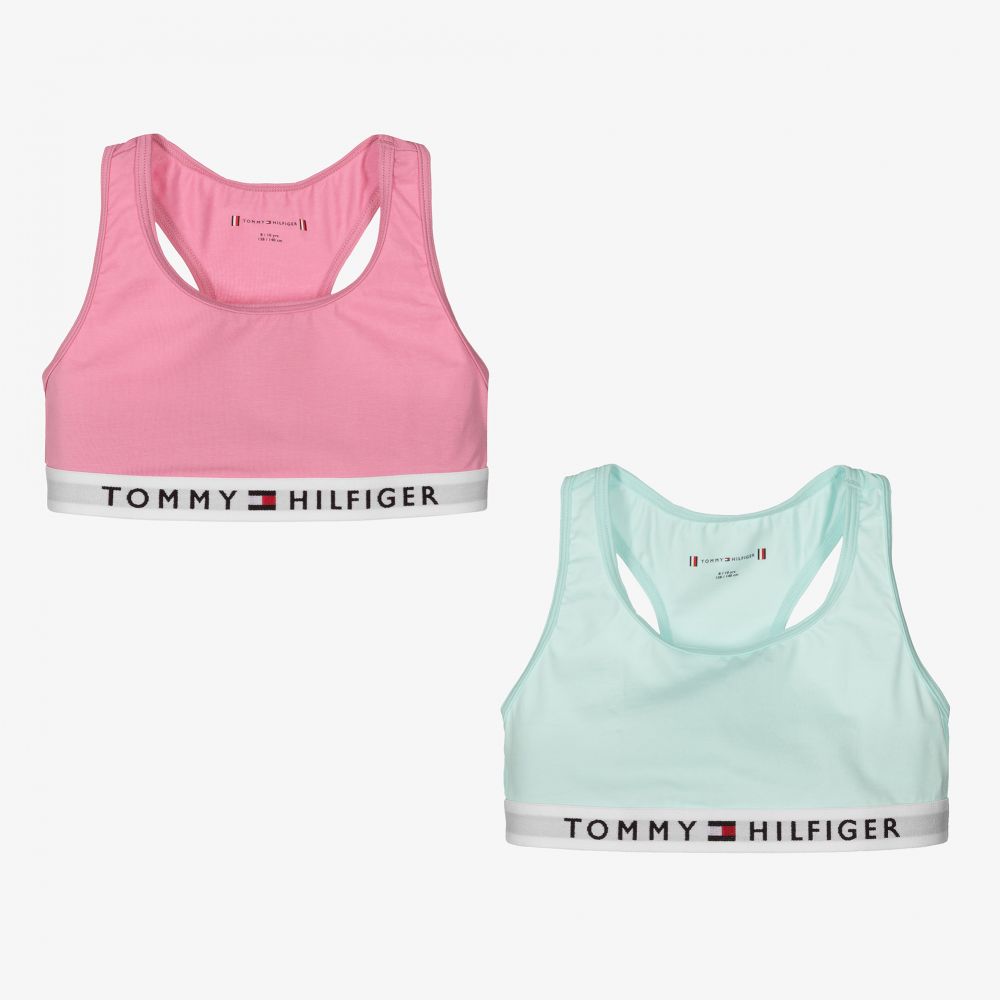 Tommy Hilfiger - Hauts courts en coton Fille x2 | Childrensalon