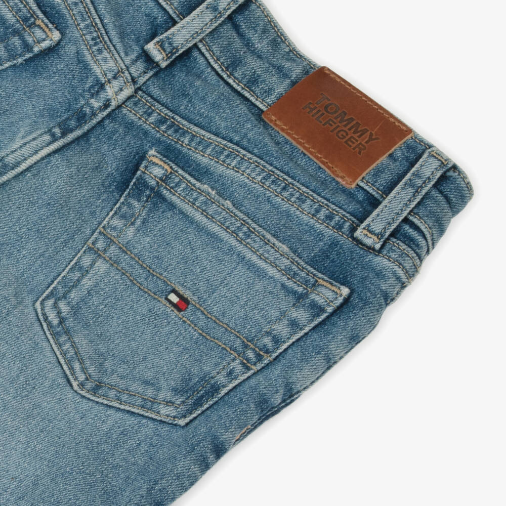 Tommy Hilfiger-Джинсовые расклешенные синие брюки для девочек | Childrensalon Outlet