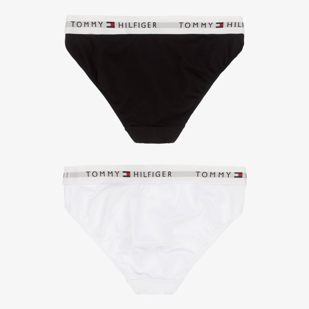 Tommy Hilfiger-Girls Dual-Tone Cotton Briefs Set | Childrensalon Outlet
