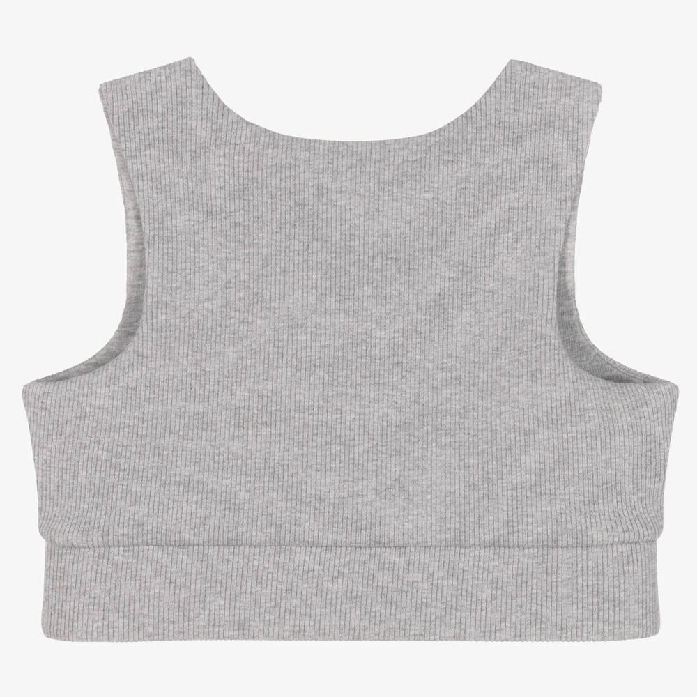 Tommy hilfiger shop grey crop top