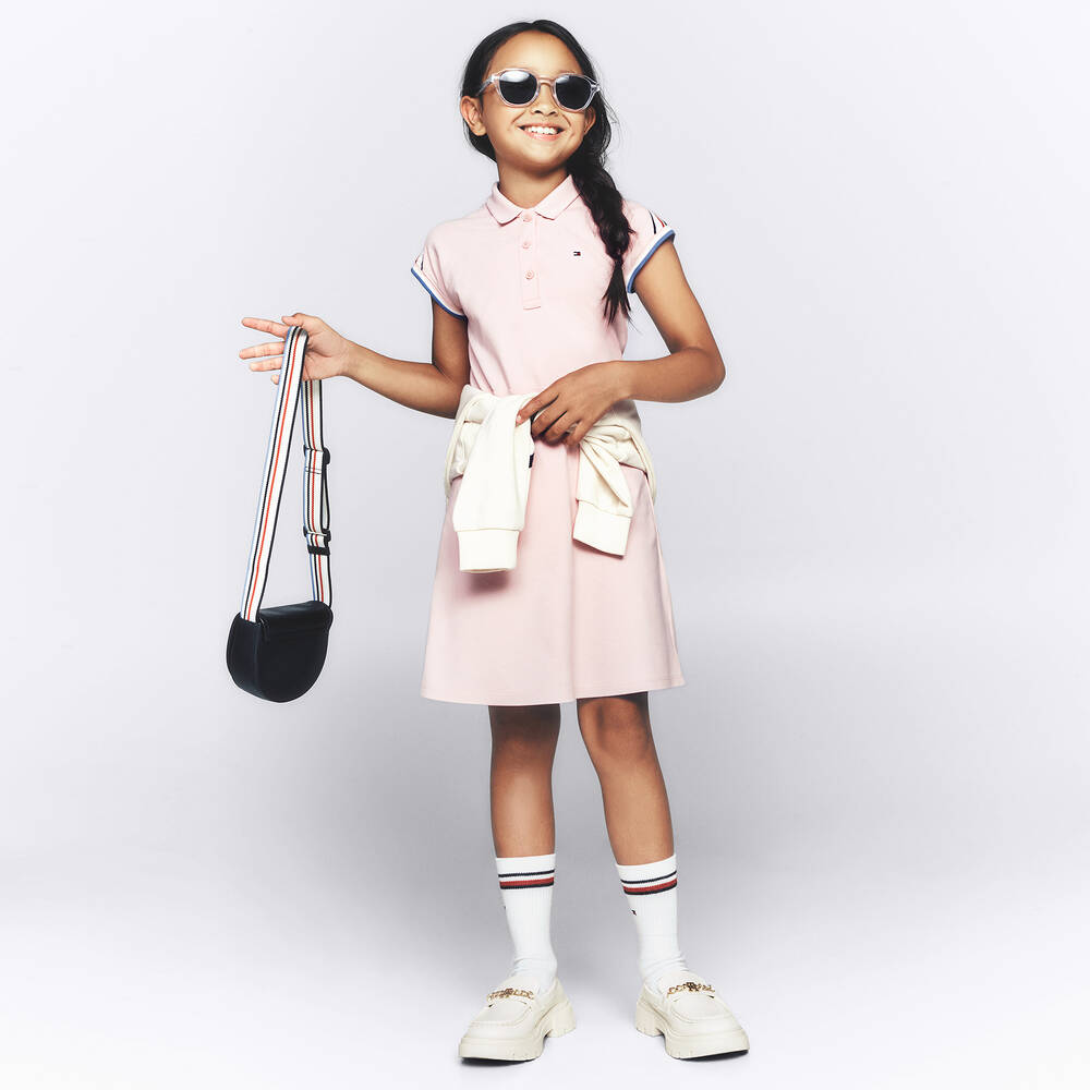 Tommy Hilfiger-Girls Ivory Faux Leather Loafers | Childrensalon Outlet
