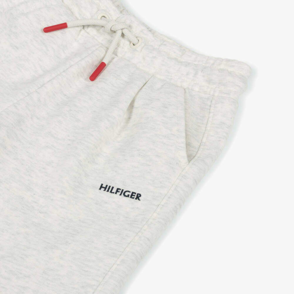 Tommy Hilfiger-Кремовые широкие брюки из джерси для девочек | Childrensalon Outlet