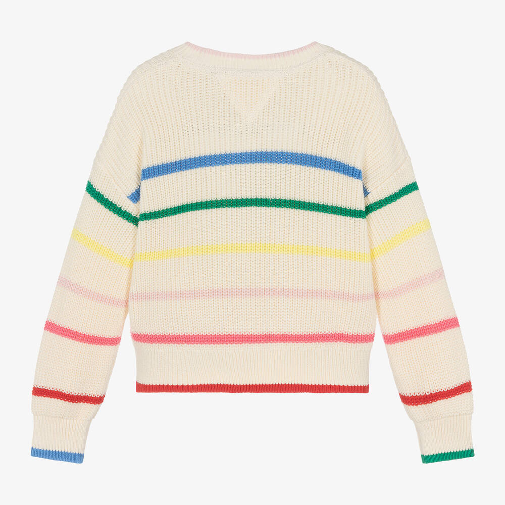 Tommy hilfiger rainbow sweater discount