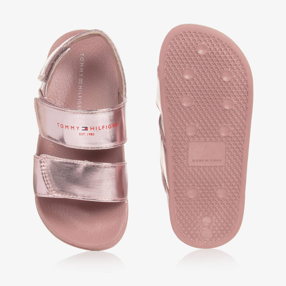 Tommy hilfiger sales pink sandals