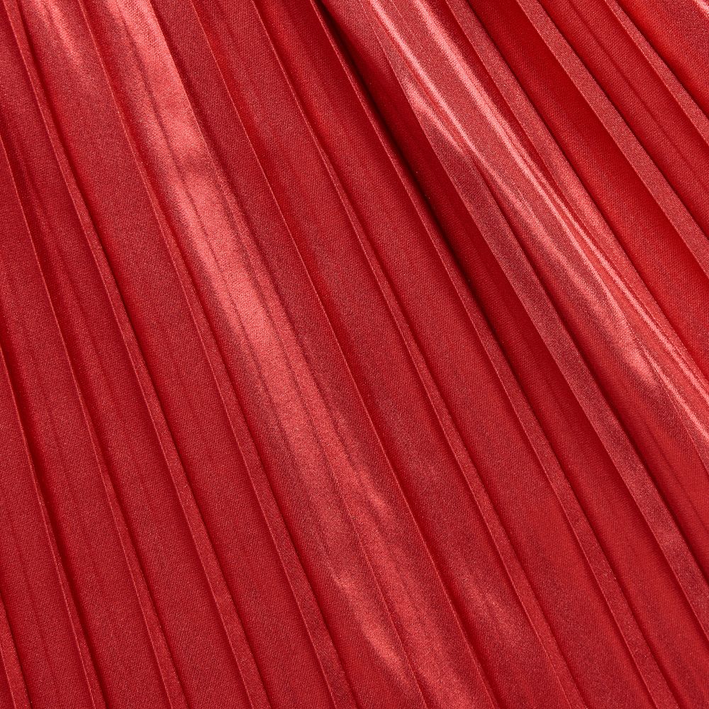 Tommy Hilfiger-Girls Metallic Red Satin Skirt | Childrensalon Outlet