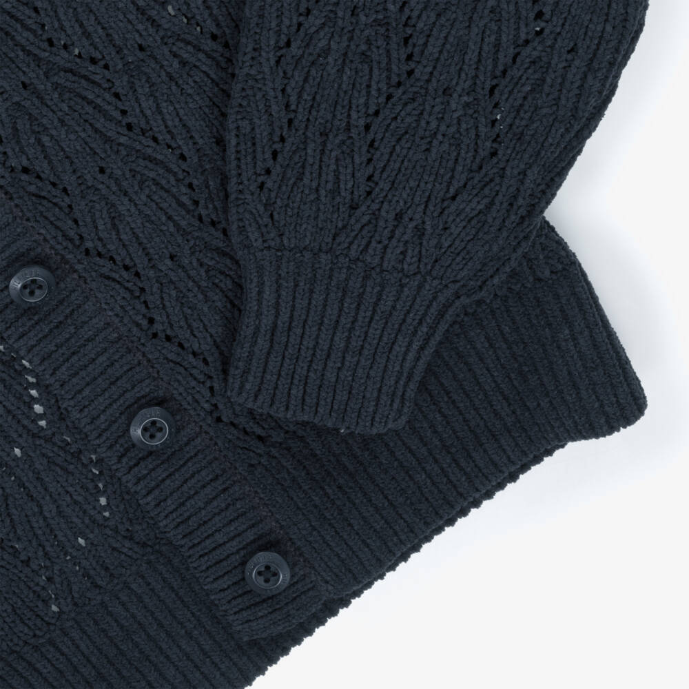 Tommy Hilfiger-Girls Midnight Chenille Sweater | Childrensalon Outlet