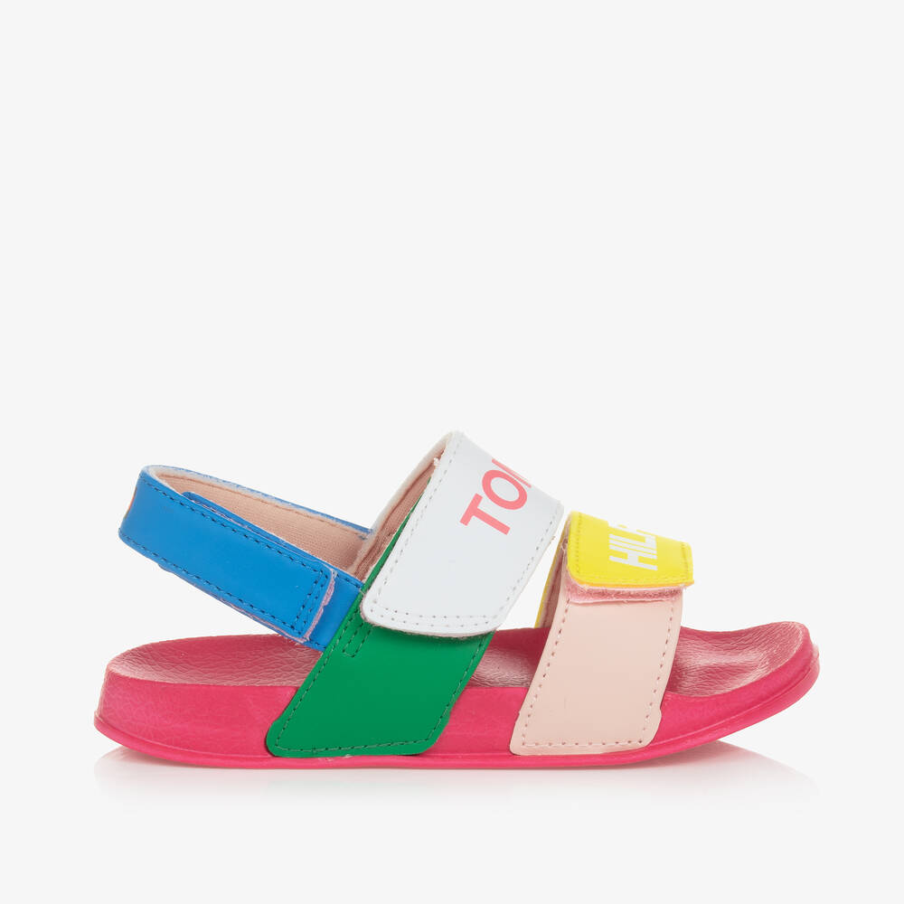 Tommy Hilfiger-Girls Multicoloured Faux Leather Sandals | Childrensalon Outlet