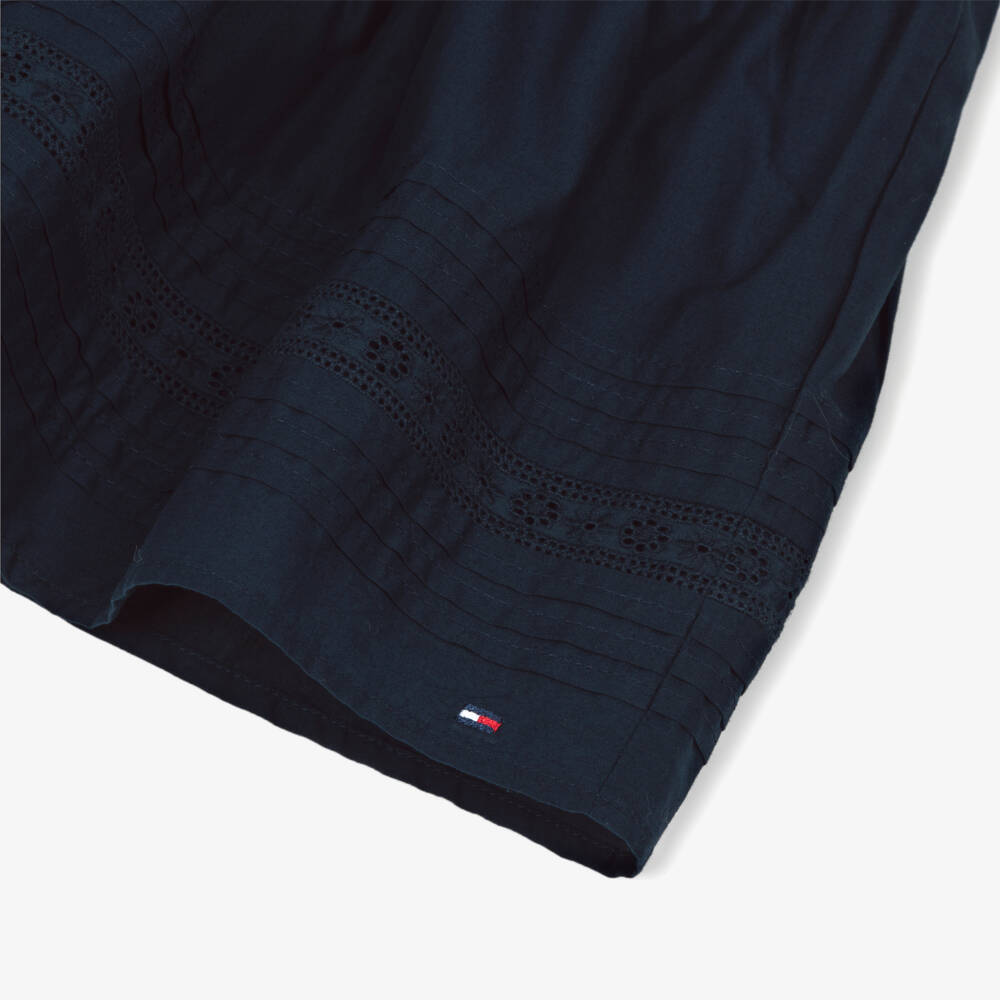 Tommy Hilfiger-Юбка из синего хлопка с кружевом для девочек | Childrensalon Outlet