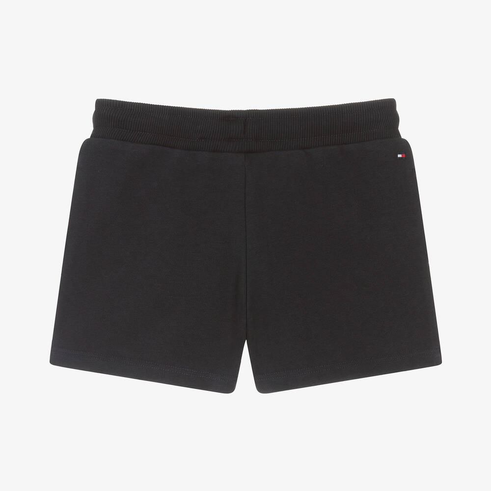 Tommy Hilfiger-شورت قطن جيرسي لون كحلي للبنات | Childrensalon Outlet