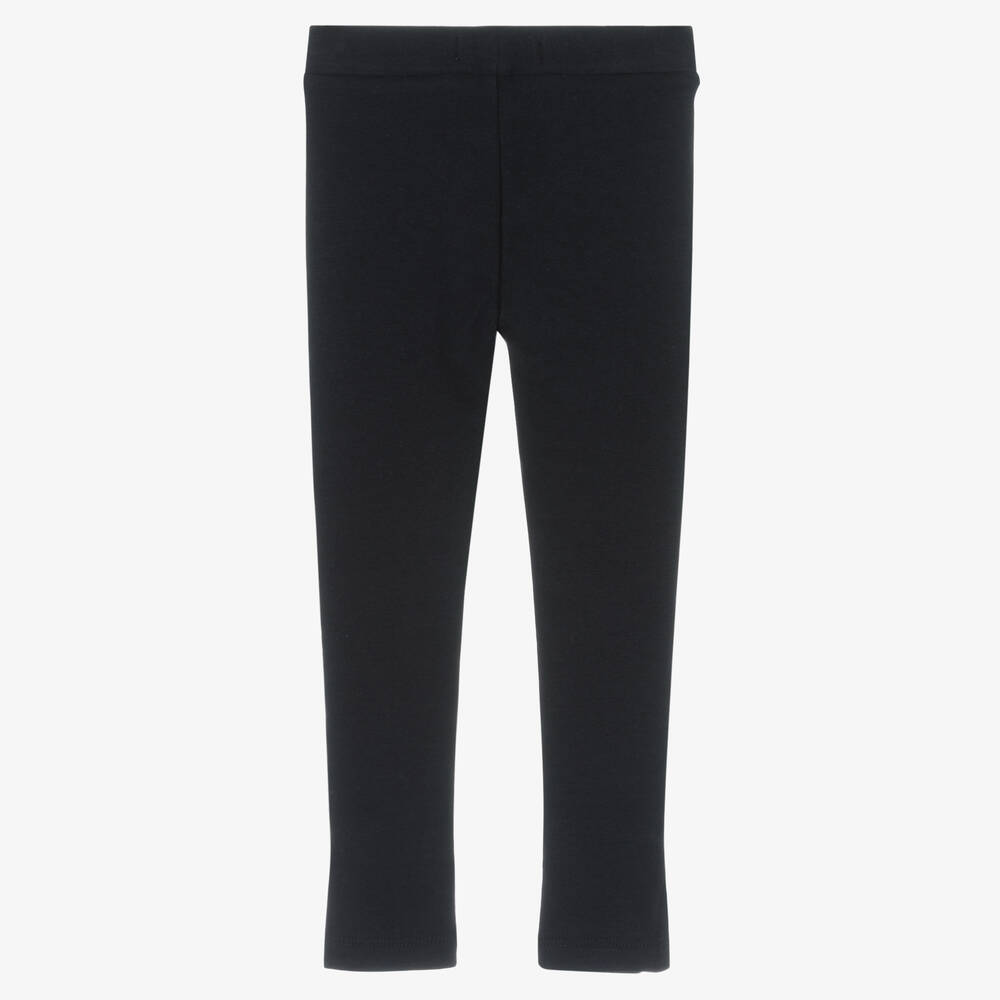 Tommy Hilfiger-Girls Navy Blue Logo Leggings | Childrensalon Outlet