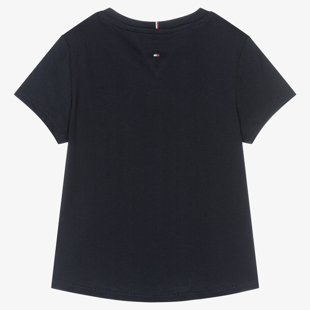 Tommy Hilfiger-Синяя футболка для девочек | Childrensalon Outlet