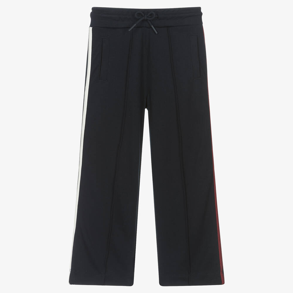 Tommy Hilfiger - Girls Navy Blue Milano Jersey Joggers | Childrensalon