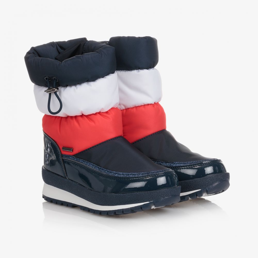 Tommy Hilfiger - Girls Navy Blue Snow Boots | Childrensalon