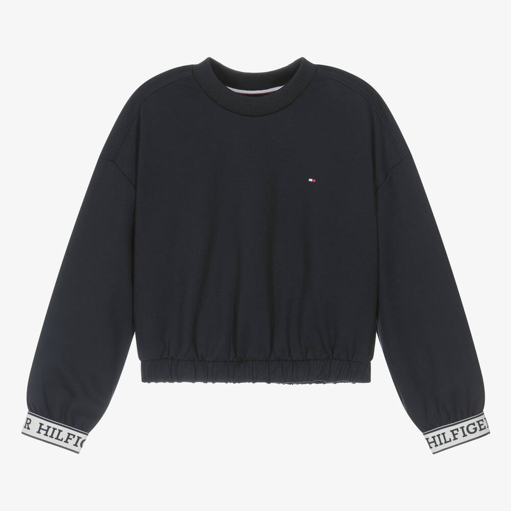 Girls navy sweatshirt online