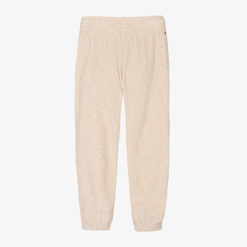 Tommy Hilfiger-Girls Pale Velour Jogging Trousers | Childrensalon Outlet