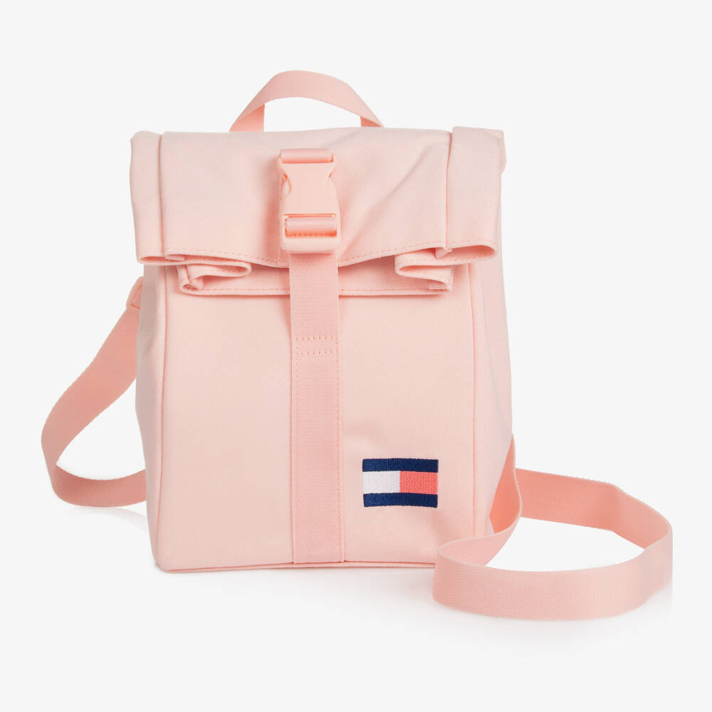 Tommy Hilfiger-Girls Pink Canvas Insulated Lunch Bag | Childrensalon Outlet