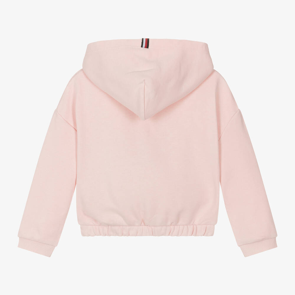 Pink tommy hoodie on sale