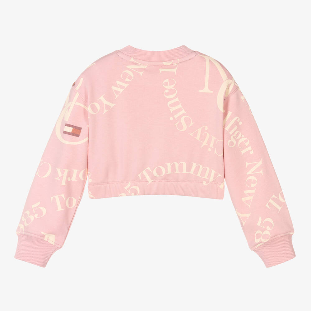Hilfiger hotsell cropped sweatshirt