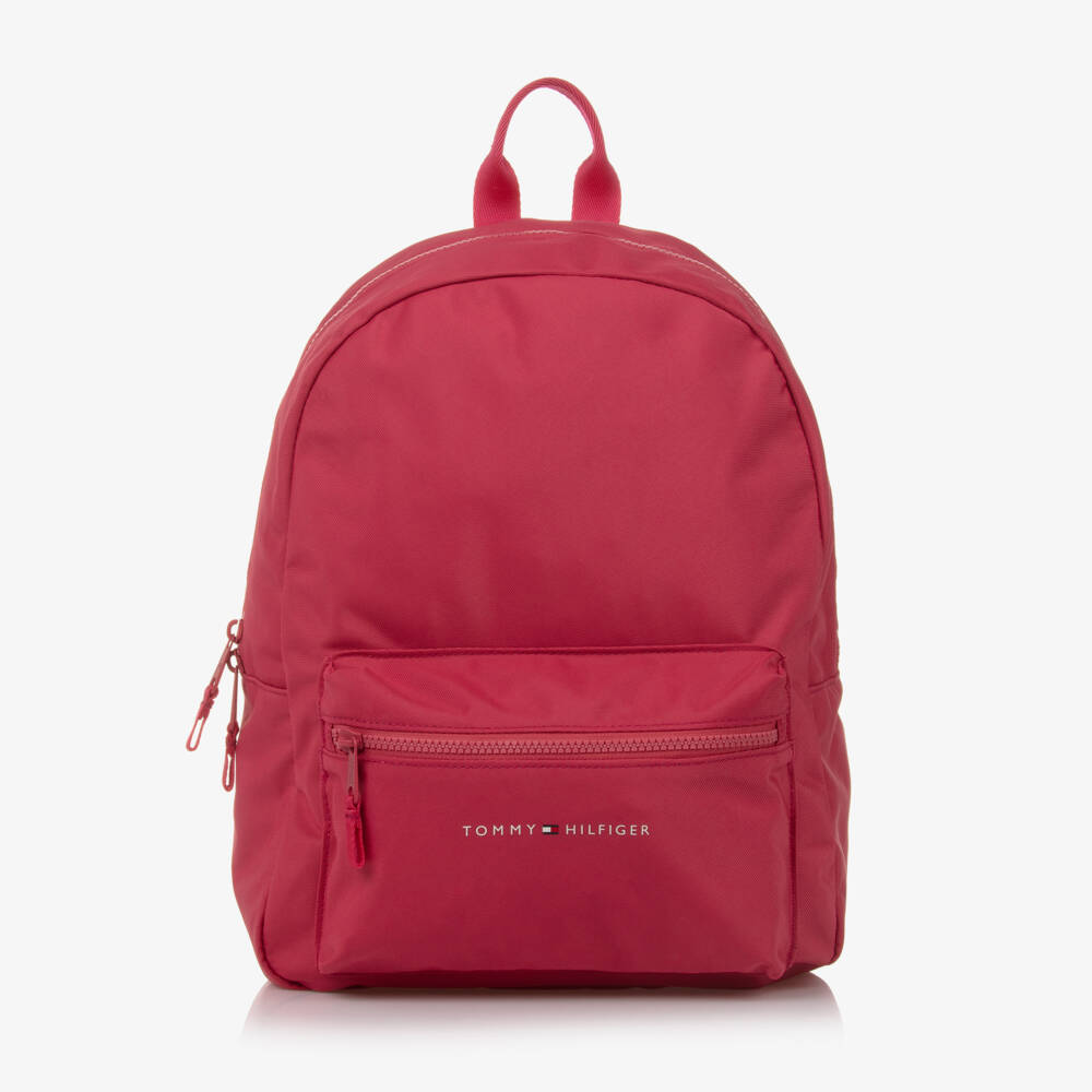 Tommy Hilfiger-Girls Pink Durable Backpack | Childrensalon Outlet