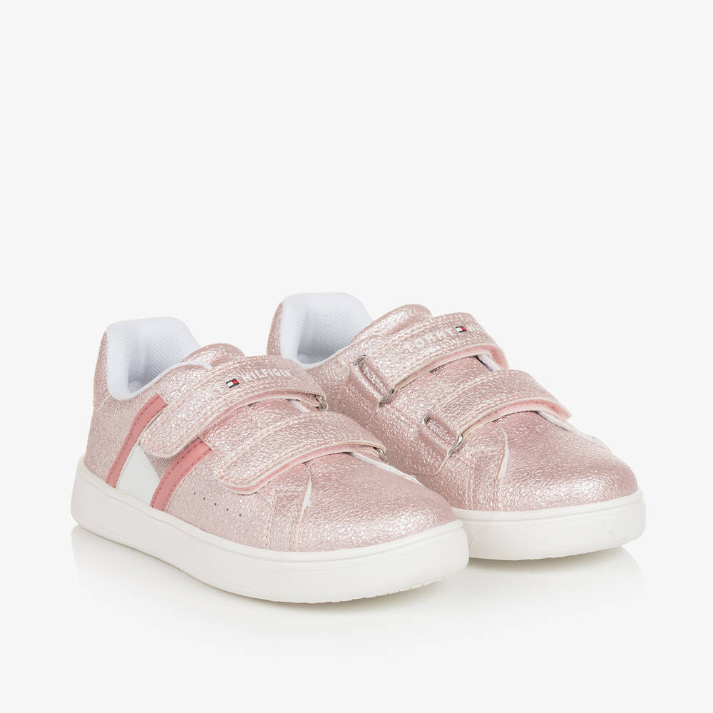 Pink tommy hilfiger trainers outlet