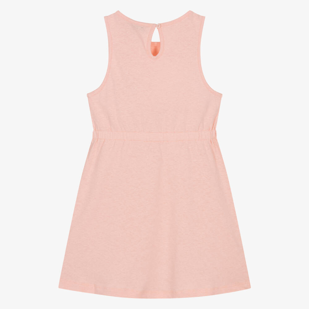 Tommy Hilfiger-Girls Pink Linen Blend Sundress | Childrensalon Outlet