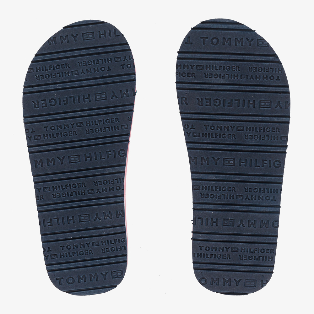 Tommy Hilfiger-Girls Pink Logo Flip-Flops | Childrensalon Outlet