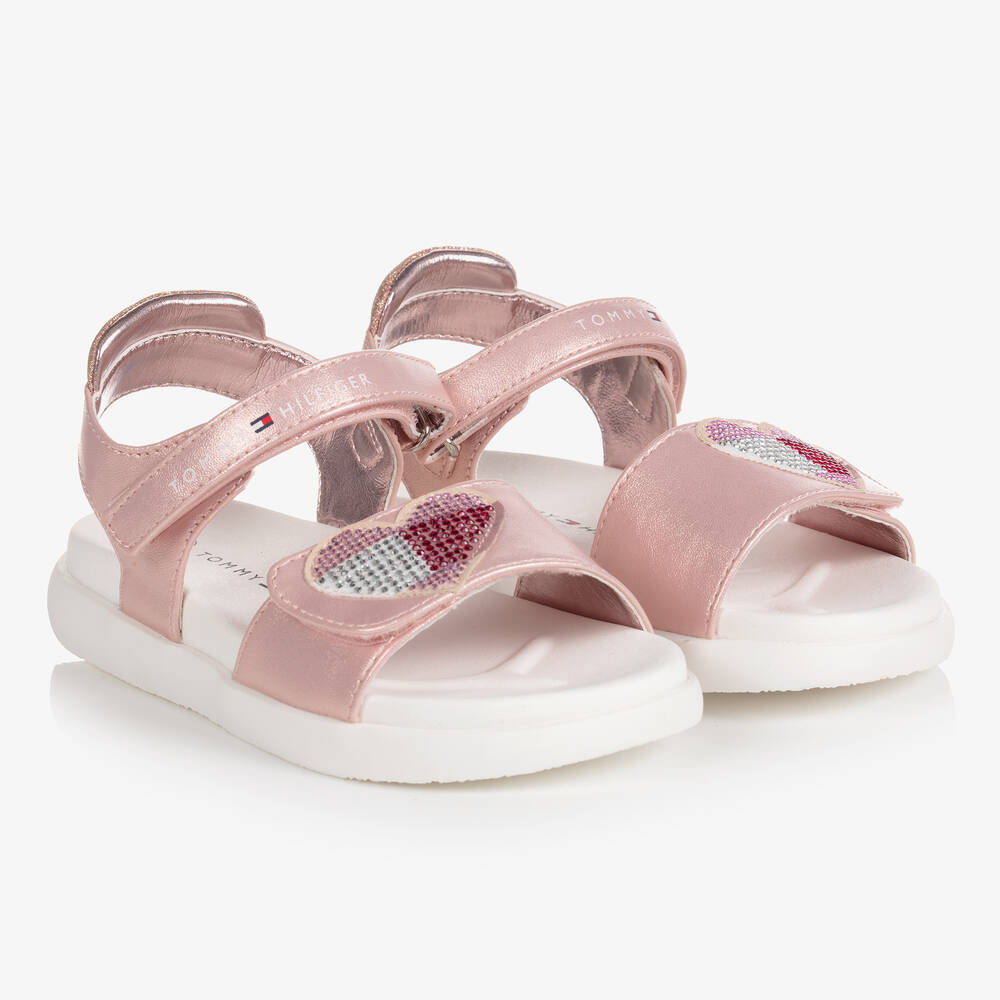 Tommy Hilfiger - Sandales roses fille | Childrensalon