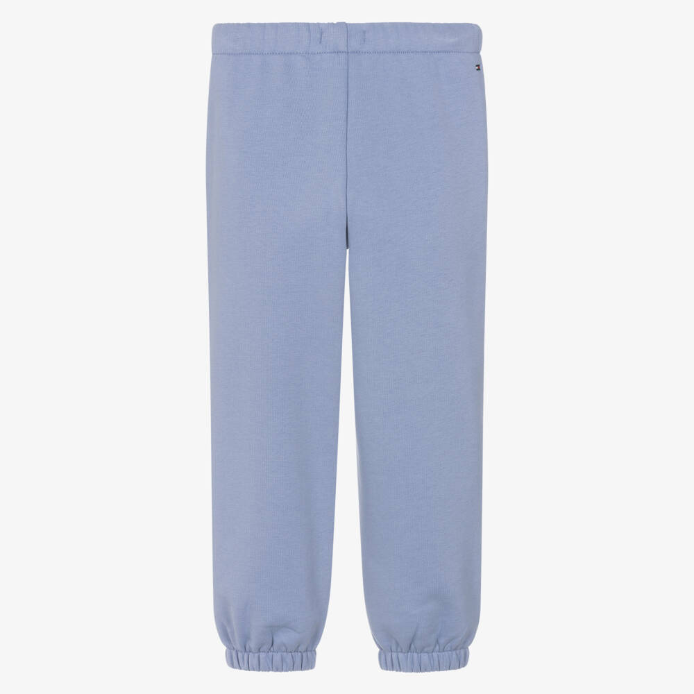 Tommy Hilfiger-Girls Purple Jersey Monotype Logo Joggers | Childrensalon Outlet