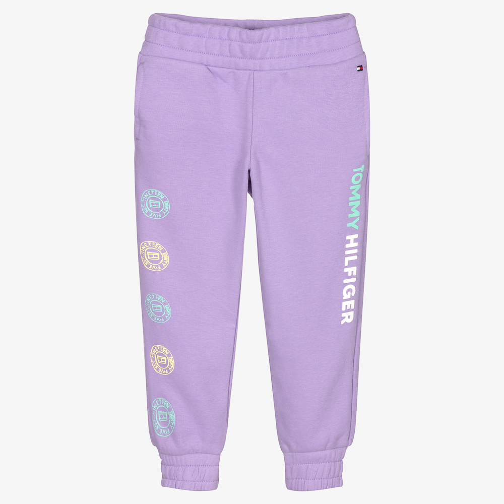 Tommy Hilfiger - Violette Jogginghose für Mädchen | Childrensalon