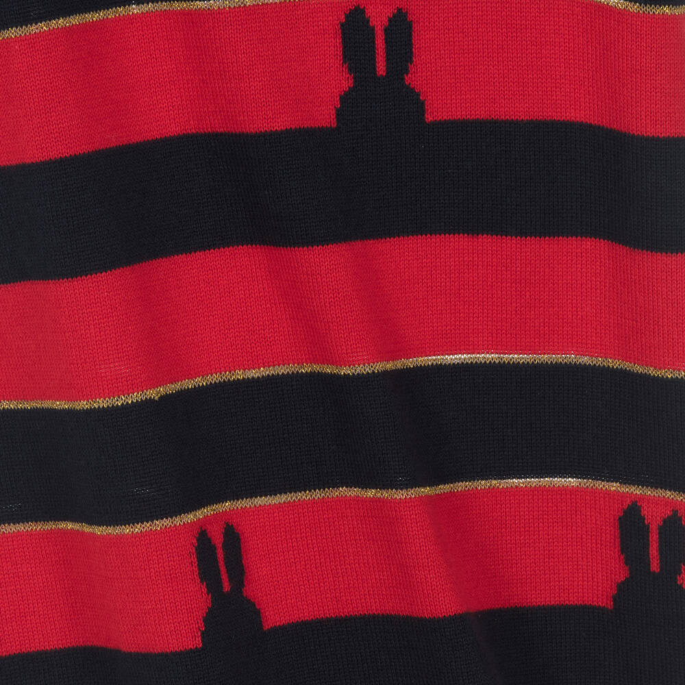 Tommy Hilfiger-Girls Red & Blue Miffy Knit Dress | Childrensalon Outlet