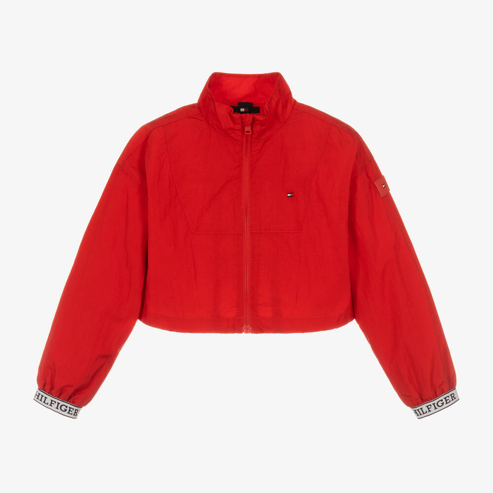 Red tommy jacket top