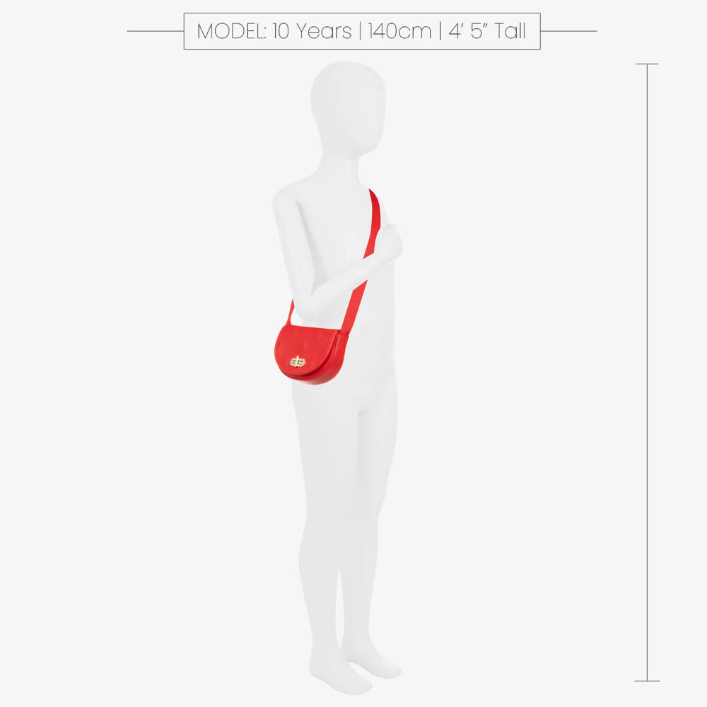 Tommy Hilfiger-Girls Red Monogram Shoulder Bag (16cm) | Childrensalon Outlet