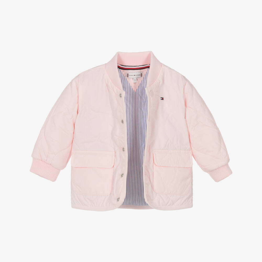 Tommy Hilfiger-Girls Rosy Quilted Outerwear Delight | Childrensalon Outlet
