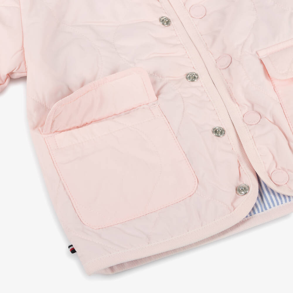 Tommy Hilfiger-Girls Rosy Quilted Outerwear Delight | Childrensalon Outlet
