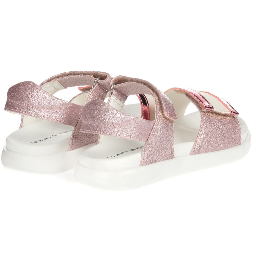 kredit stum snesevis Tommy Hilfiger - Girls Shimmery Pink Sandals | Childrensalon Outlet