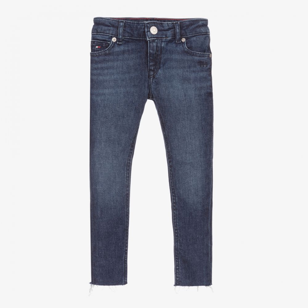 Tommy Hilfiger - Синие джинсы скинни для девочек | Childrensalon